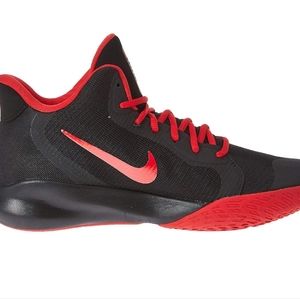 Nike AQ7495-001: Men's Precision lll Black/University Red Basketball Sho